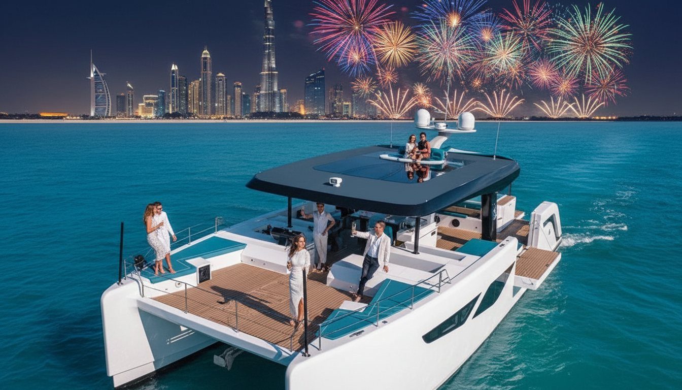 New Year Yacht Hire in Dubai Coast